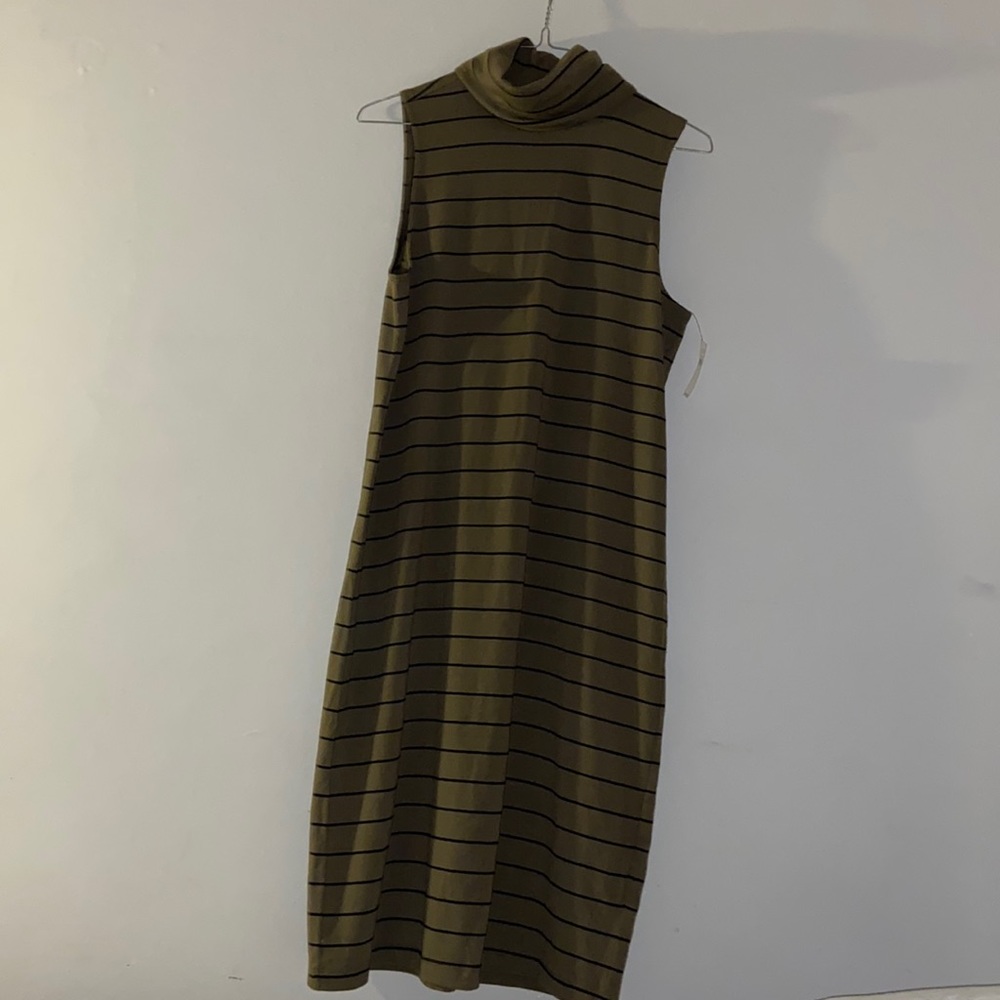 Old Navy Forest Green Turtle Neck Dress